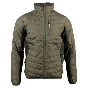 Jack Pyke Mens Quilted Hybrid Jacket / Green